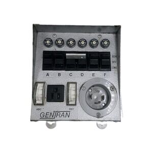 HONDA GEN-TRAN 6 CIRCUIT 20A 120/240V GENERATOR TRANSFER SWITCH FAST SHIP